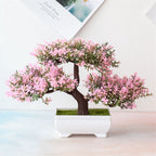 1 unidade, Árvore Bonsai Artificial Realista em Vaso Pequeno para Decoração de Mesa em Casa, Decoração de Jardim ou Ornamentos de Arranjo