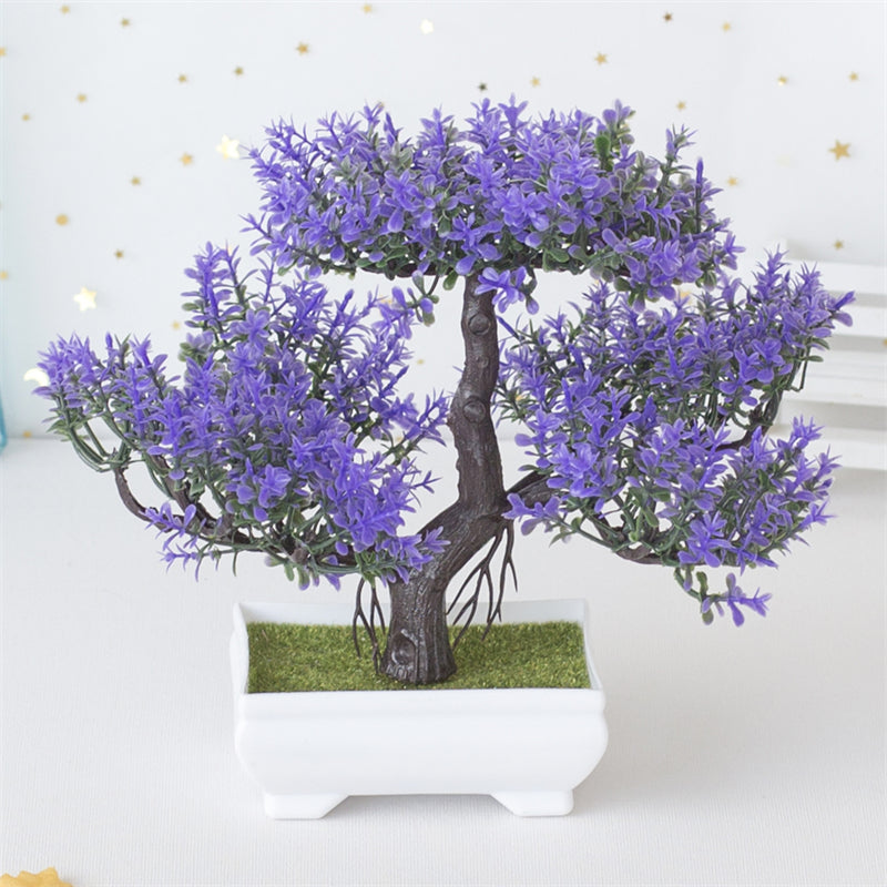 1 unidade, Árvore Bonsai Artificial Realista em Vaso Pequeno para Decoração de Mesa em Casa, Decoração de Jardim ou Ornamentos de Arranjo