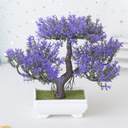1 unidade, Árvore Bonsai Artificial Realista em Vaso Pequeno para Decoração de Mesa em Casa, Decoração de Jardim ou Ornamentos de Arranjo