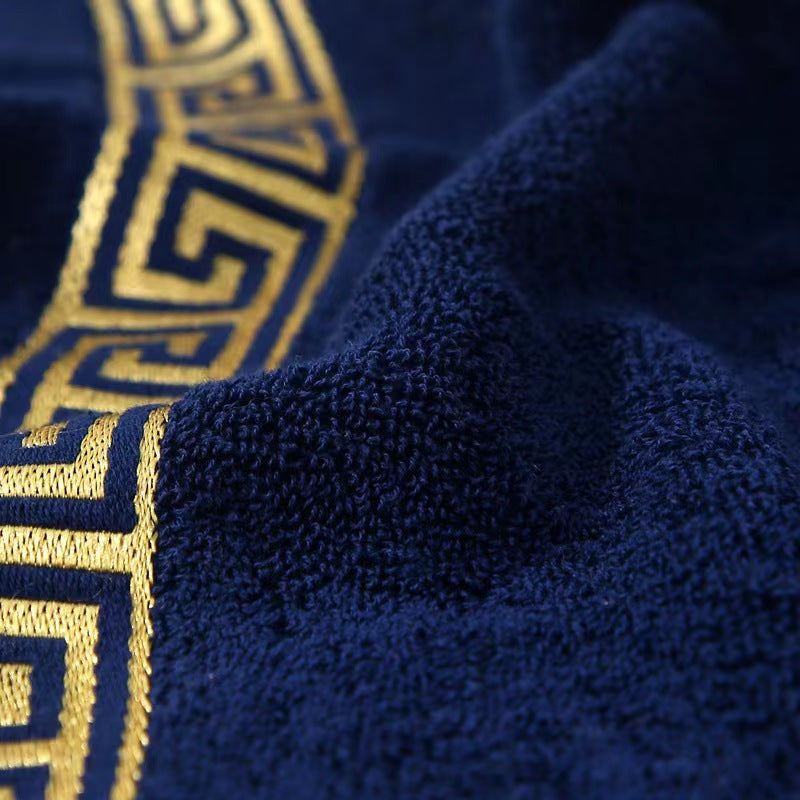 1 Toalha de Banho e Mão de Algodão Puro - Toalhas Macias, Absorventes e de Secagem Rápida para Banho, Lavagem de Rosto e Cuidados com o Cabelo - Toalha de Banho ou Envoltório 34x75cm e 70x140cm, Higiene para Uso Doméstico