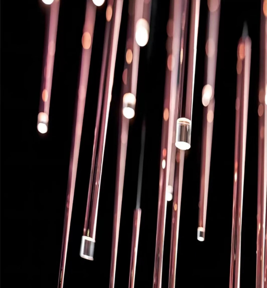 Lustre LED Moderno para Escadas e Salas de Estar