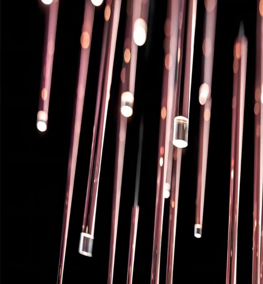 Lustre LED Moderno para Escadas e Salas de Estar