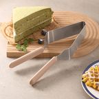 1pc Stainless Steel Cake Slicer & Server | Triangular Transfer Tool with Ergonomic Handle, Durable for Home & Commercial Use, Ideal for Valentine'S Day, Weddings, Birthdays, Parties, Safe