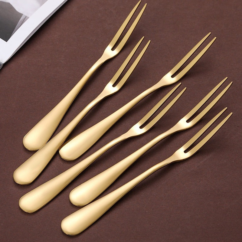 Conjunto de 15 Garfos de Cocktail em Aço Inoxidável, Ideais para Aperitivos, Pequenos Pratos de Lagosta e Sobremesas, Apresentando um Design de Fruta Entalhada, Perfeitos para Queijo, Azeitonas, Salada, Escargots e Tábuas de Charcutaria, Adequados para Uso em Restaurantes