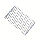 1pc Escorredor de Louça Deluxe em Aço Inoxidável | Economizador de Espaço, Multifuncional, Design para Colocar Sobre a Pia, Portátil, Enrolável, Anti-Ferrugem, Fácil de Limpar, Organizador de Pia de Cozinha - Perfeito para Cozinhas Pequenas