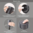 1 Aerador de Vinho Elétrico Recarregável via USB, Dispensador Automático para Garrafas e Decantador Inteligente Multiuso – O Presente Perfeito Para Amantes do Vinho