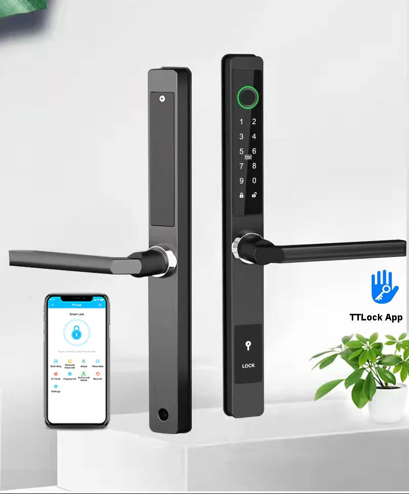 Fechadura Biométrica TTLock para Portas de Vidro