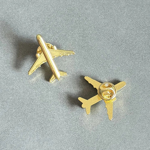 Broche Avião Vintage em Metal