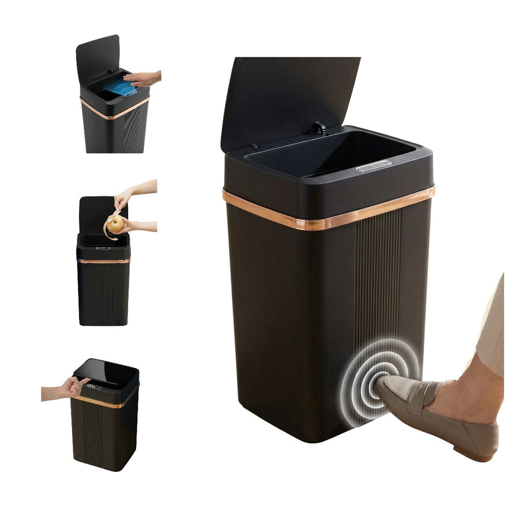 Lixeira Inteligente Automática Sofisticada Sensor 18 Litros