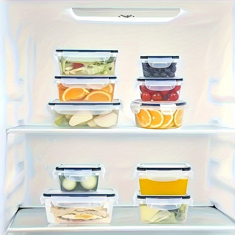6pcs (3 Lids + 3 Boxes) Multi-Size Clear Storage Containers | Microwave Safe, Reusable Polypropylene Material, Leak-Proof, Dishwasher Safe, Rectangular Design, Suitable for Kitchen Storage, Fruits, Vegetables, Pasta, Etc