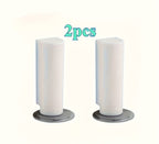 Set of 2 Durable Magnetic Door Stoppers - Easy to Install Without Drilling, Adhesive Backing, Protects Doors from Collisions, Available in Black, White, And Gray, Featuring a Unique Design, And Can Be Firmly Secured