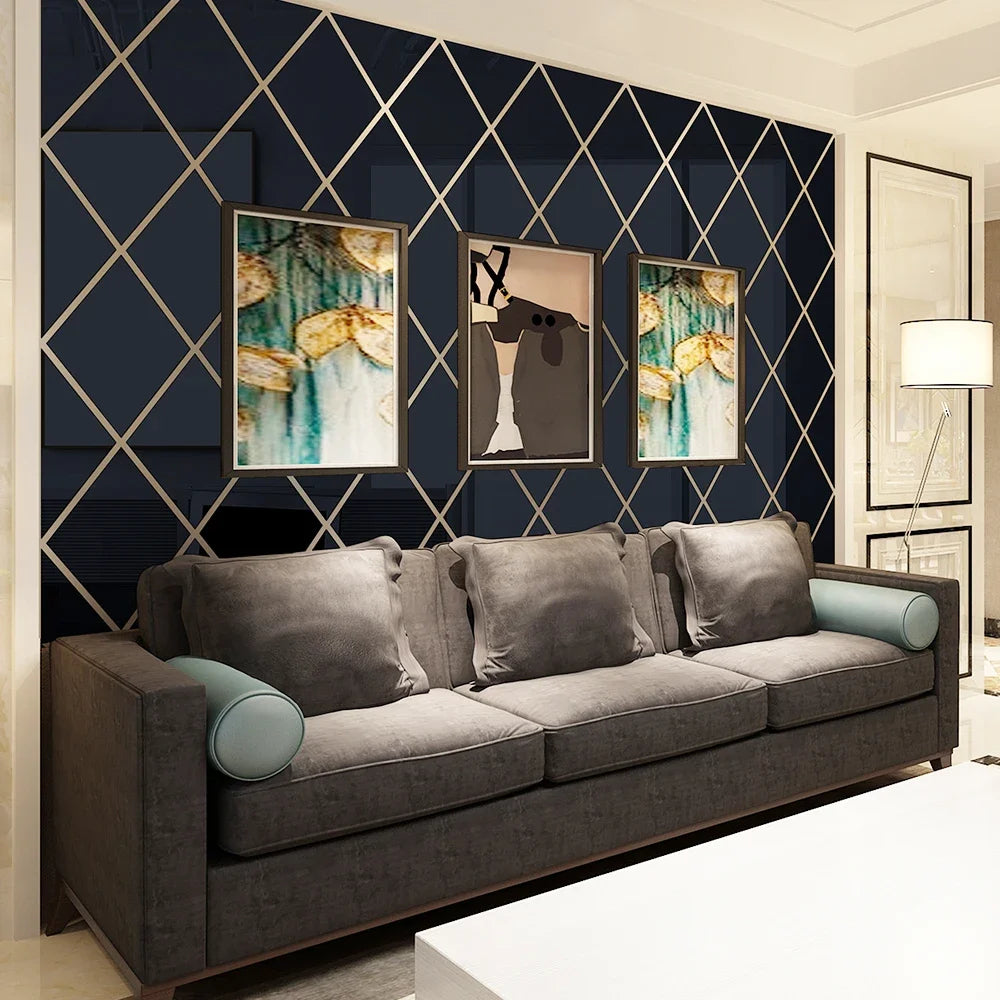 Espelho 3D Acrílico Auto-Adesivo para Decoração de Parede