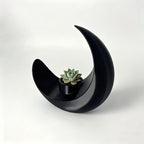 Vaso Lua, Decoração Criativa para Casa, Recipiente para Plantas Verdes Estilo Nórdico, Ornamento Criativo em Forma de Lua Crescente, Decoração Romântica para Mesa ou Varanda