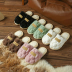 Chinelos de Interior Elegantes e Aconchegantes para Mulher, Calçado de Casa Moderno e Fácil de Usar com Aconchego e Quentura, Sapatos de Mulher