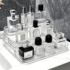 Um Contentor de Arrumação, um Suporte para Palhetas de Guitarra e um Organizador de Maquilhagem Versátil