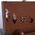 Caixa Vintage para Armazenamento de Vinhos com Fecho