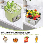 Portable Household Layer Ice Cube with Storage Bin ＆ Lid