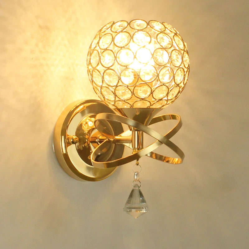 Arandela de Cristal Moderna para Parede