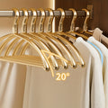 5/10pcs of Durable Matte Golden Hangers - Sleek, Lightweight, And Sturdy Metal Frames, Perfect for Aesthetic Indoor Decor, Home Decoration, Dorms, Schools, Bedrooms, And Bathrooms