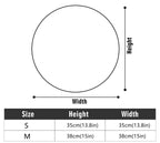 4/6/8 Peças de Jogos Americanos Redondos Elegantes em Bronze - Tapetes de Mesa Metálicos Antiderrapantes Adequados para Casamento, Banquete, Festa e Decoração de Mesa de Jantar Diária - Lavagem Manual Apenas, Textura Lisa, Conjunto de Mesa (4, 6, 8 Peças)