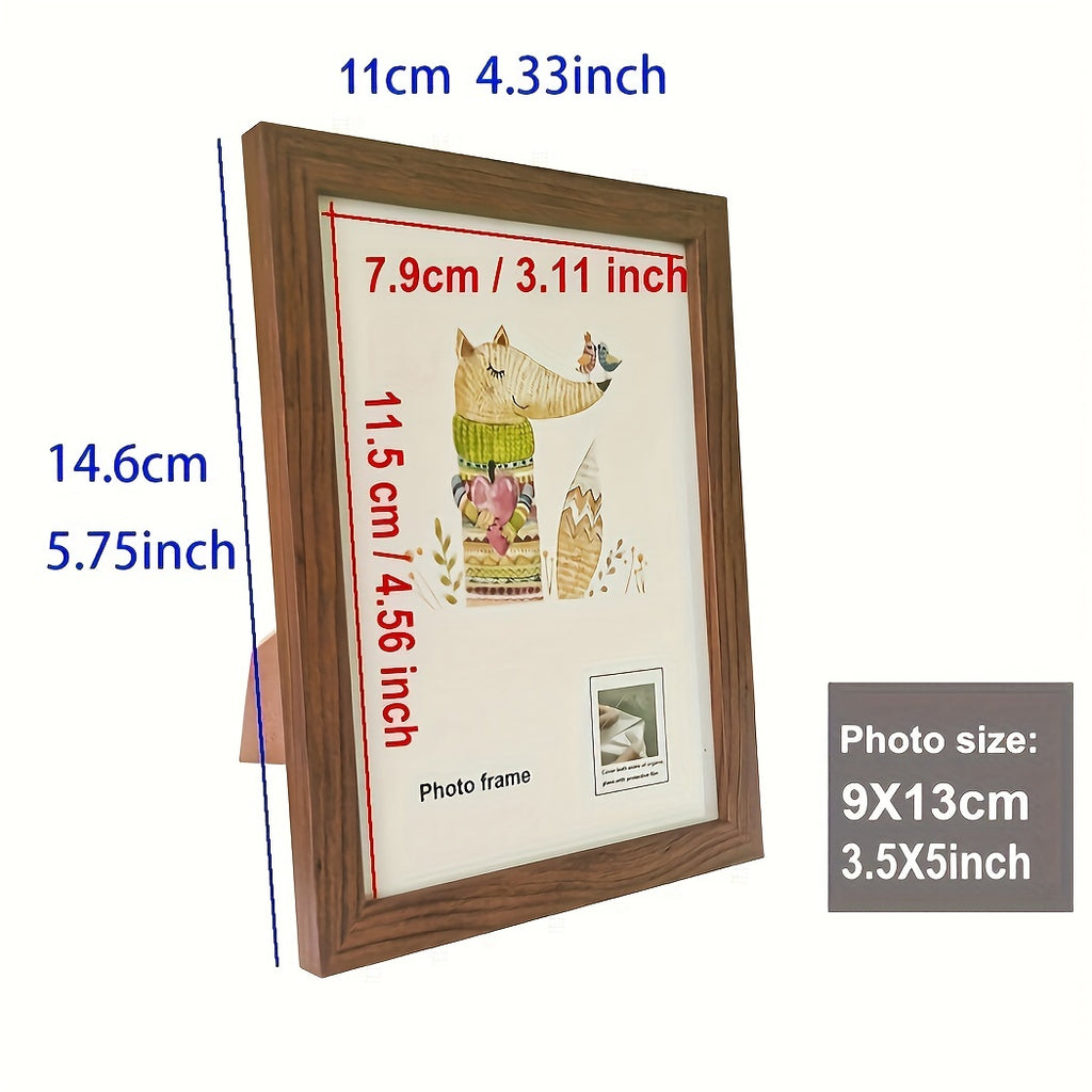 1 moldura de foto de madeira artesanalmente feita