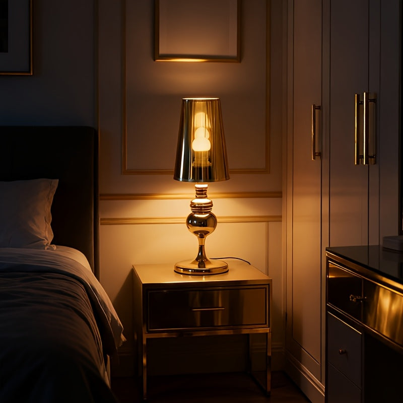 Luminária de Mesa de Luxo Leve - Ideal para Diversos Ambientes, Iluminação Auxiliar para Sala de Estar, Luz Ambiente para Balcão de Bar, Luminária de Leitura para Escritório, Decoração Temática e Iluminação Residencial
