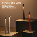 Luminária de Mesa LED Touch Portátil Recarregável