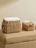 Conjunto de Cestos Organizadores em Fibra Natural