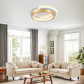 Ceiling Lamp, Modern Adjustable 23W Plafon Light, Strong And Economical Bivolt 110-265V Bedroom Lamp, Modern Lighting for Living Room, Bedroom, And Kitchen, 3 in 1, Golden Color