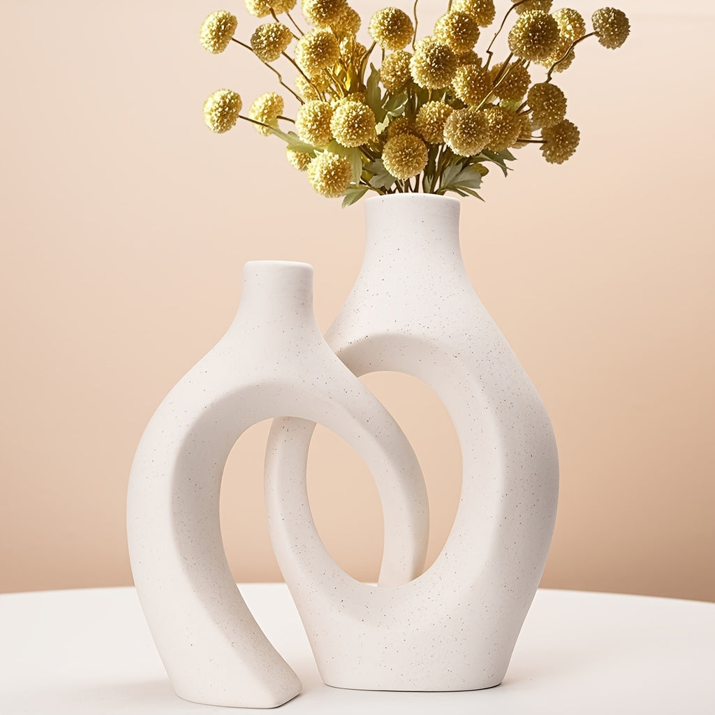 Conjunto de 2 Vasos de Cerâmica