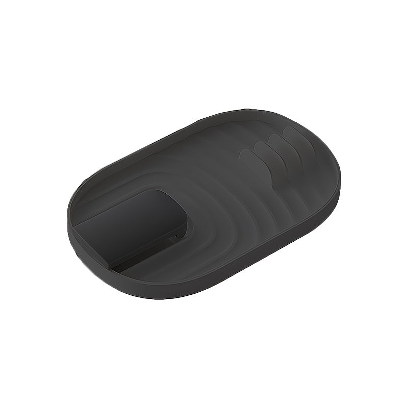 1 peça Suporte para Tampa de Panela e Descanso de Colher, Presente de Natal Suporte Dobrável para Espátula/Colher, Organizador de Utensílios, Tapete para Colher, Suporte para Espátula, Prateleira de Armazenamento de Cozinha, Suprimentos de Cozinha, Ferramentas de Cozinha, Acessórios de Armazenamento