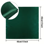 6/12 Peças de Guardanapos de Cetim Macio, Guardanapos Simples e Elegantes - Perfeitos para Casamentos, Chá de Panela, Festas e Decorações de Restaurantes