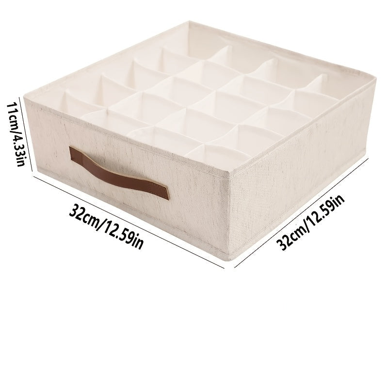 2 unidades Caixa de Arrumação Debaixo da Cama com Divisórias, Organizador de Gaveta Multifuncional para Roupa e Roupa Interior de Quarto, Recipiente Decorativo para Roupeiro para Uso Doméstico em Dormitórios