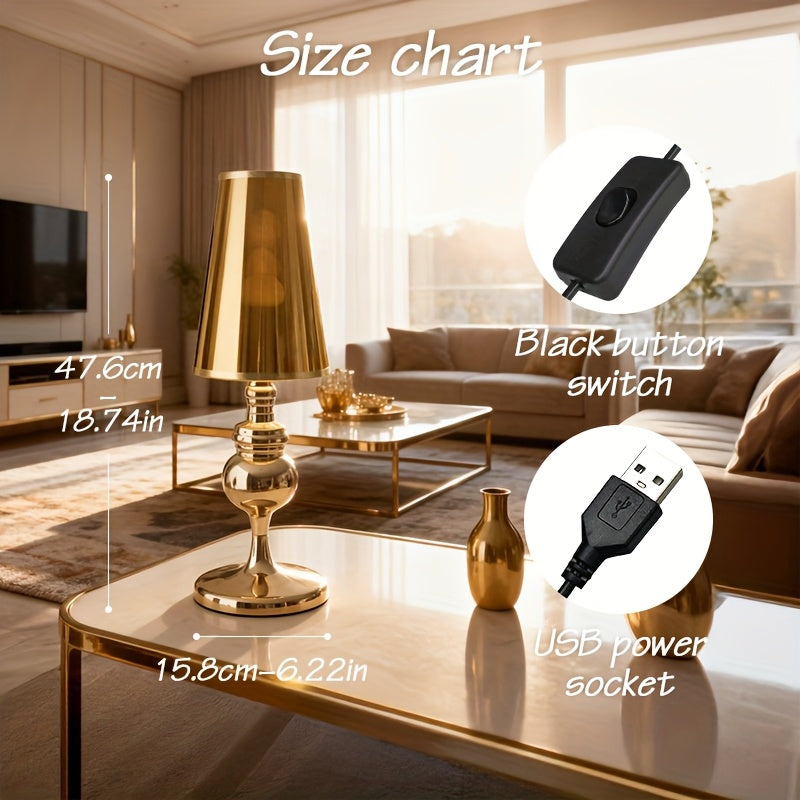 Luminária de Mesa de Luxo Leve - Ideal para Diversos Ambientes, Iluminação Auxiliar para Sala de Estar, Luz Ambiente para Balcão de Bar, Luminária de Leitura para Escritório, Decoração Temática e Iluminação Residencial