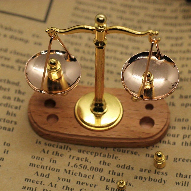 Balanças Decorativas Pequenas, Perfeitas Como Acessório Miniatura para Decoração de Casa Ou Como Presente para Crianças
