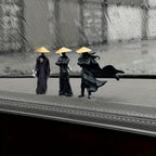 1/2/3pcs Mini Ancient Samurai & Warrior Statues - Miniature Figurines Suitable for Car Dashboard Decor, Aquarium Landscapes, Bonsai Displays, Samurai Micro Scenes - Historical Tabletop Collectibles