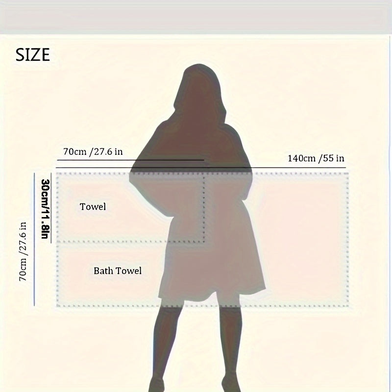Conjunto de 4 Toalhas de Banho Premium Espessas - 2 Toalhas de Banho + 2 Toalhas de Mão. Altamente Absorventes, Sem Fiapos, Macias, Suaves para a Pele e de Secagem Rápida. Ideais para Outono e Inverno, Natação, Fitness e Uso Portátil. Adequadas para Sauna, Banheiro e como Presente de Natal