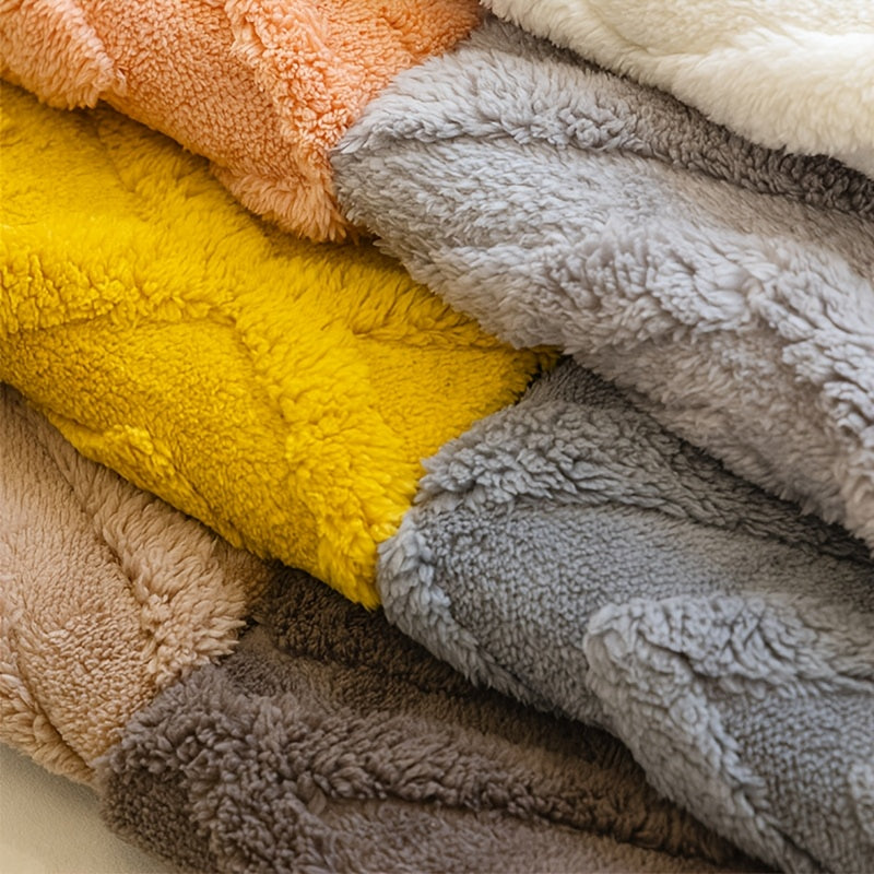 Conjunto de 2 capas de almofada de pelúcia sintética, luxuosa capa de almofada decorativa listrada macia e confortável, decoração de casa para feriados, decoração de almofada de cama para quarto