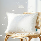 1pc Almofada de penas de ganso de luxo - Ultra-mole, de duas camadas, almofada quadrada decorativa branca com enchimento de alta qualidade para sofá, sofá e cama, estilo contemporâneo, lavável à máquina, almofada de sofá | Luxo decorativo | Almofada de penas fofa, almofada decorativa