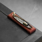 1 Suporte de Incenso Vintage em Forma de Peixe - Queimador Zen e Meditação Artesanal para Decoração de Casa, Sem Necessidade de Eletricidade, Perfeito para Natal, Halloween, Páscoa, Hanukkah, Ação de Graças, Acessórios de Relaxamento | Trabalho Artístico em Metal | Design Intricado em Metal, Suporte de Incenso