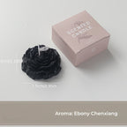 1 Vela Aromática de Flor de Peônia para Decoração Interna - Presente Perfeito para Festas, Casamentos, Aniversários e Datas Especiais (Disponível em Amarelo Limão) - Ideal para Inverno, Ano Novo, Natal e Halloween