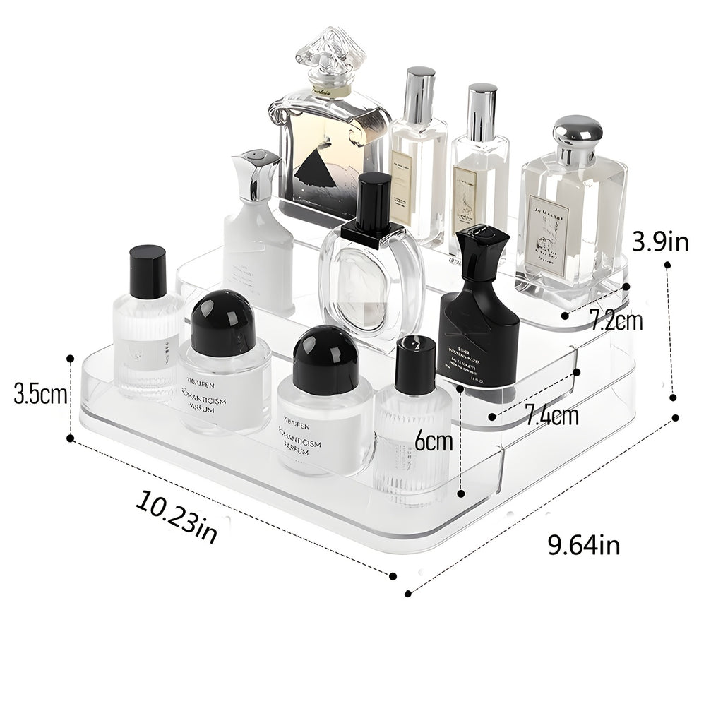 Um Contentor de Arrumação, um Suporte para Palhetas de Guitarra e um Organizador de Maquilhagem Versátil