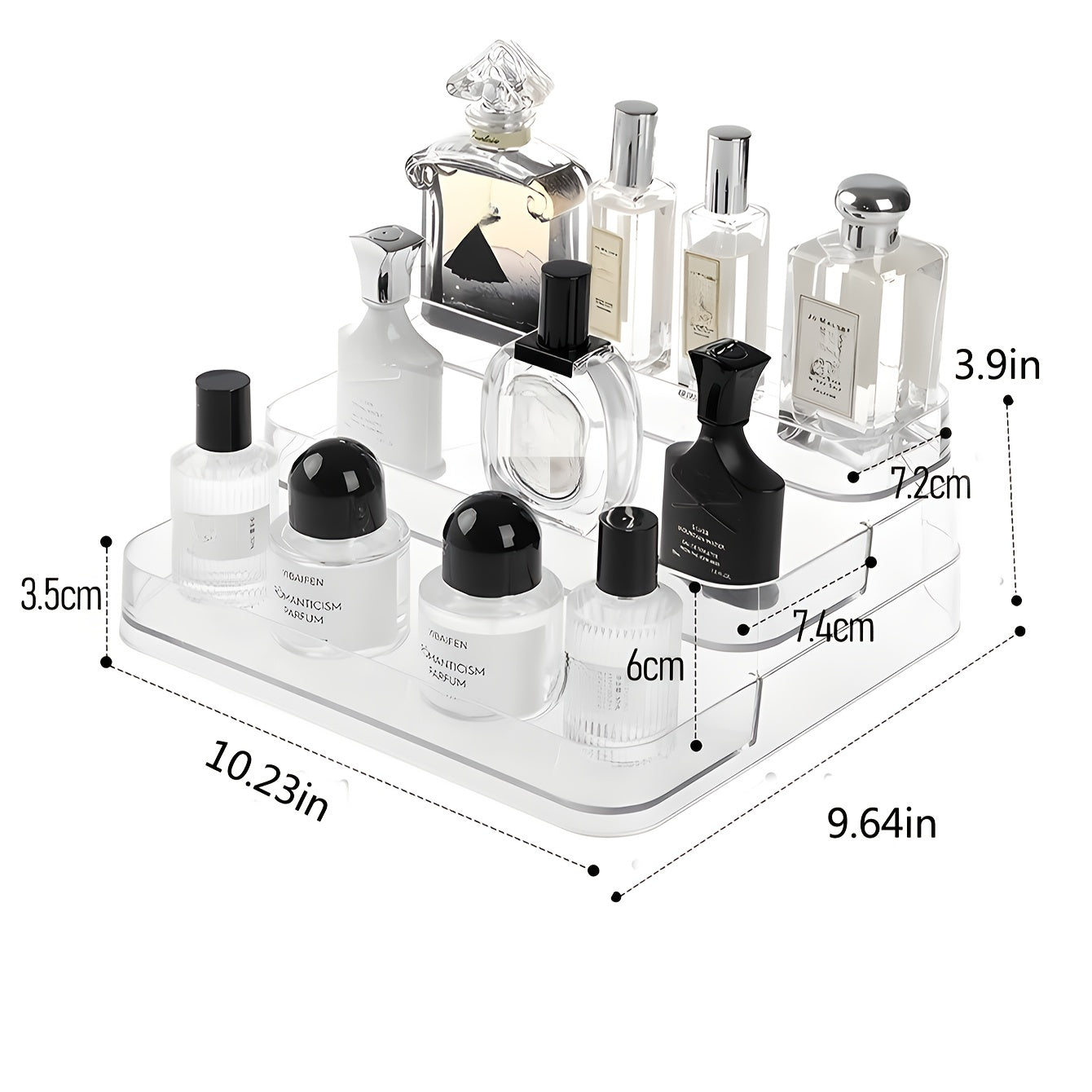 Um Contentor de Arrumação, um Suporte para Palhetas de Guitarra e um Organizador de Maquilhagem Versátil