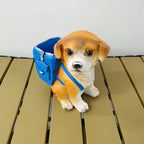 Porta-Canetas Cachorrinho com Mochila Decorativo