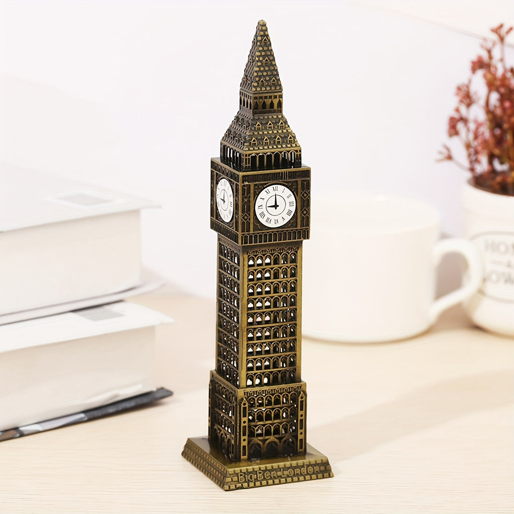 1pc of The World-Famous Landmark Model of Big Ben in London, UK, Suitable for Home, Office, Or Display on a Desk