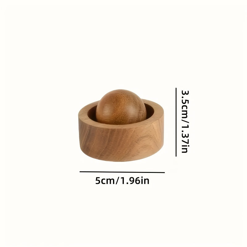 Diffusor de Aromas Elegante em Madeira, Design Rotativo para Interior do Carro & Quarto, Não Inflamável, Ideia de Presente Perfeita - Melhora a Qualidade do Ar com Fragrância, Perfume Doméstico