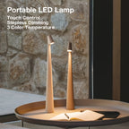 Luminária de Mesa LED Touch Portátil Recarregável