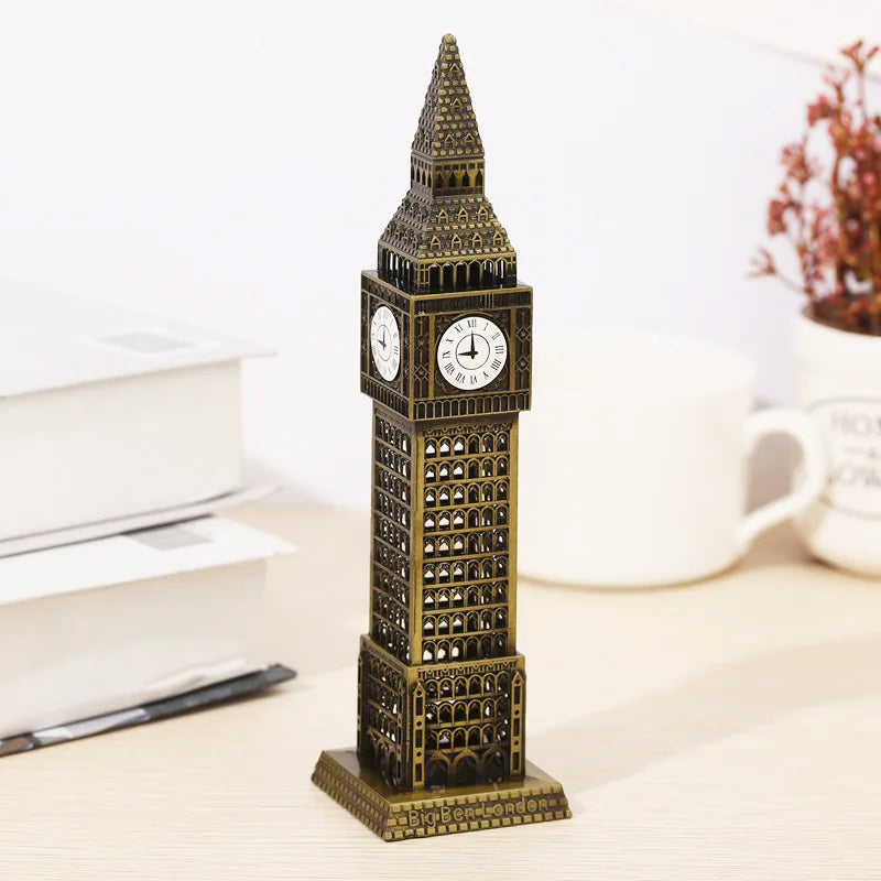 Modelo Decorativo Big Ben em Liga de Zinco