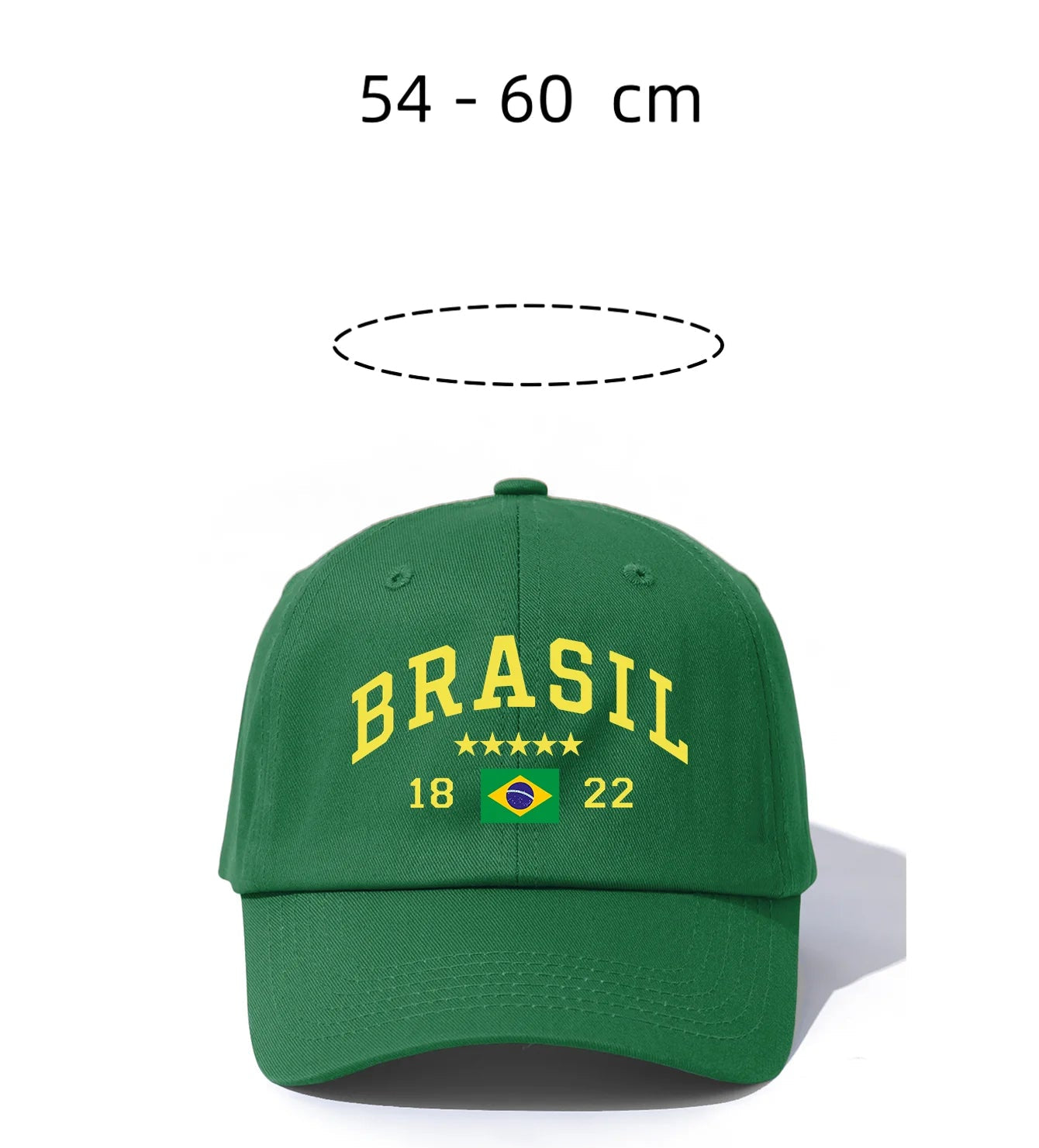 Boné Brasil Retrô Minimalista