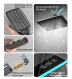 Chuveiro Luxo com Luzes e Display Digital